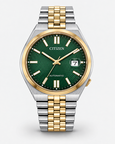 Citizen NK0024-54X TSUYOSA 60 Two-Tone Automatic 40 mm Green Dial Watch
