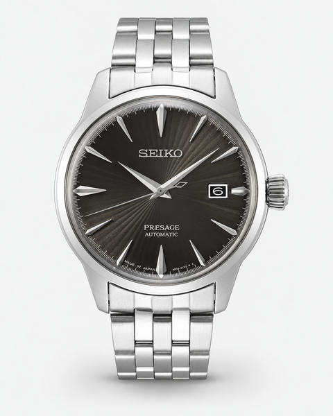 Seiko SRPE17J1 Presage Cocktail Time Automatic 40.5 mm Dark Brown / Black Dial Watch