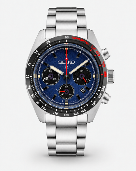 Seiko SSC815 Prospex Speedtimer Solar Chronograph 39.0 mm Navy Blue Dial Watch