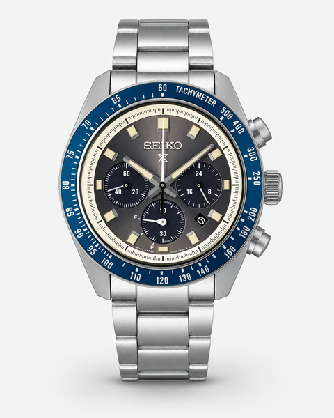 Seiko SSC939 Prospex Speedtimer Solar Chronograph 41.4 mm Gray Dial Watch