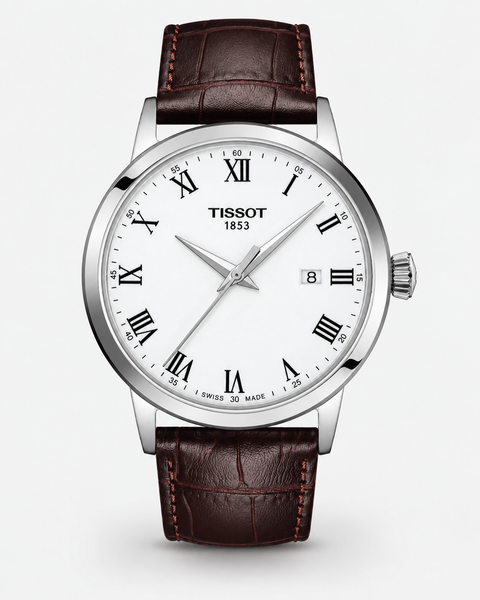 Tissot T129.410.16.013.00 Classic Dream Quartz 42 mm White Dial Watch