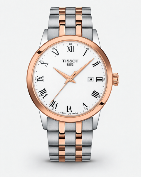 Tissot T129.410.22.013.00 Classic Dream Quartz 42 mm White Dial Watch