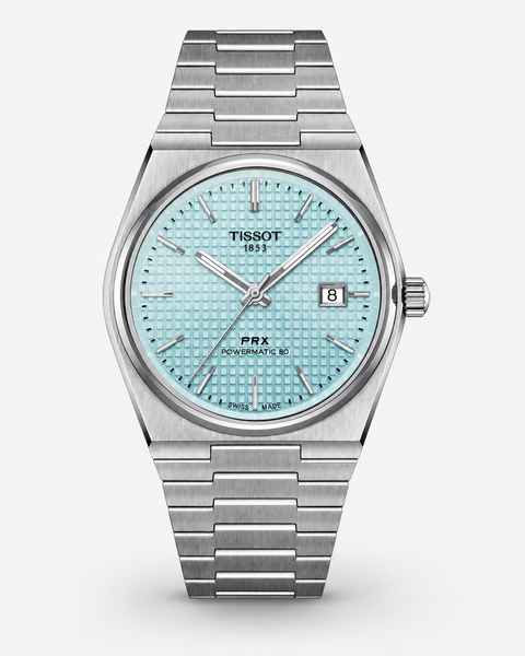 Tissot T137.407.11.351.00 PRX Powermatic 80 Automatic 40 mm Ice Blue Dial Watch