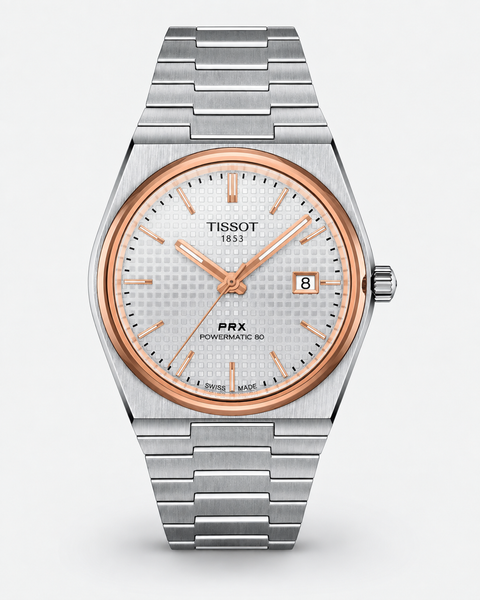 Tissot T137.407.21.031.00 PRX Powermatic 80 Automatic 40 mm Silver Dial Watch