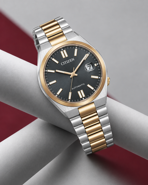 Citizen NJ0154-80H TSUYOSA Two-Tone Automatic 40 mm Black Dial Watch