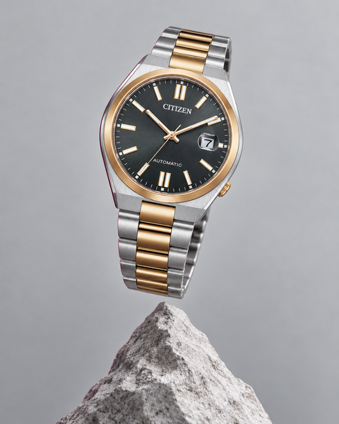 Citizen NJ0154-80H TSUYOSA Two-Tone Automatic 40 mm Black Dial Watch