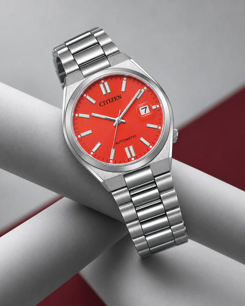Citizen NJ0158-89W TSUYOSA Automatic 40 mm Red Dial Watch