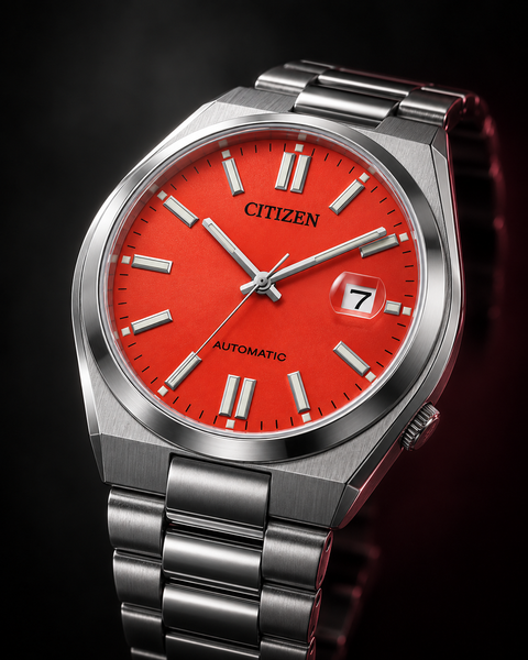 Citizen NJ0158-89W TSUYOSA Automatic 40 mm Red Dial Watch