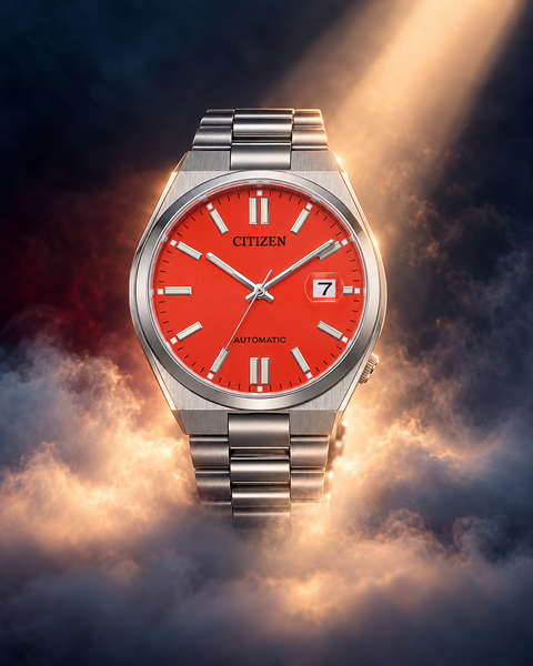 Citizen NJ0158-89W TSUYOSA Automatic 40 mm Red Dial Watch