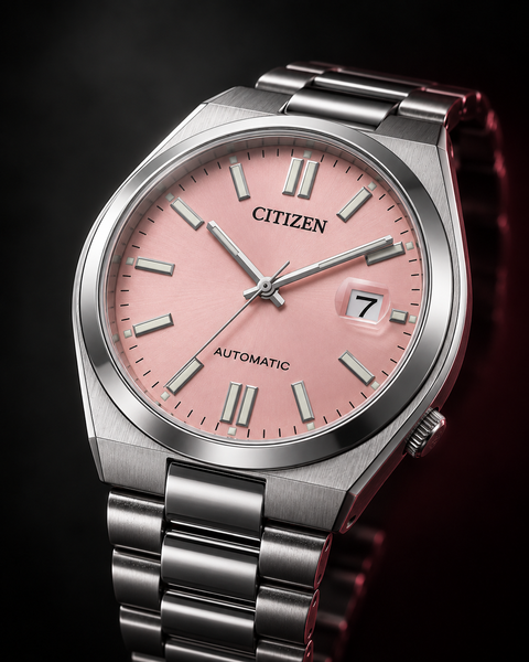Citizen NJ0158-89X TSUYOSA Automatic 40 mm Pink Dial Watch