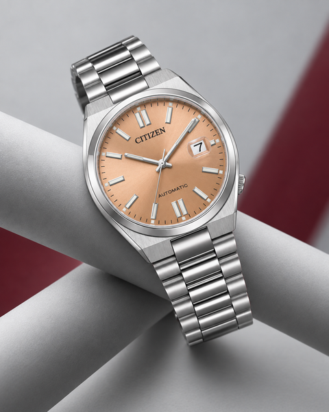 Citizen NJ0158-89Y TSUYOSA Automatic 40 mm Salmon Dial Watch