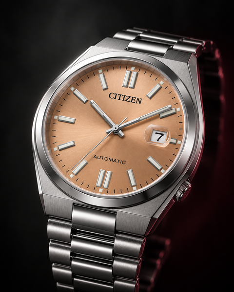 Citizen NJ0158-89Y TSUYOSA Automatic 40 mm Salmon Dial Watch
