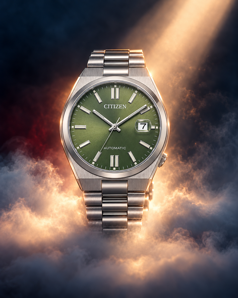 Citizen NJ0158-89Z TSUYOSA Automatic 40 mm Olive Green Dial Watch