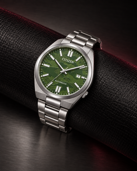 Citizen NJ0159-86X TSUYOSA Automatic 40 mm Olive Green Dial Watch