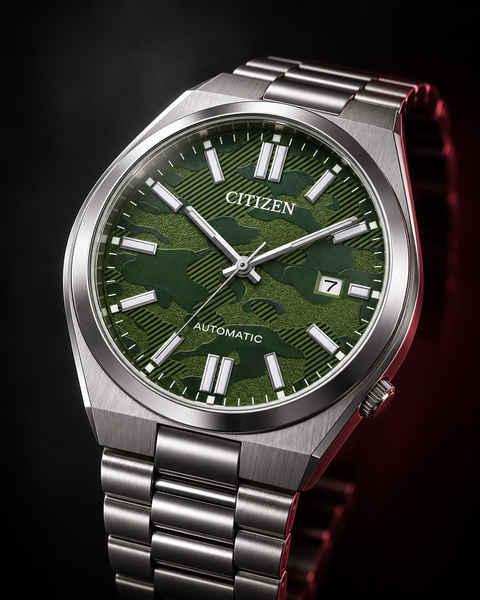 Citizen NJ0159-86X TSUYOSA Automatic 40 mm Olive Green Dial Watch