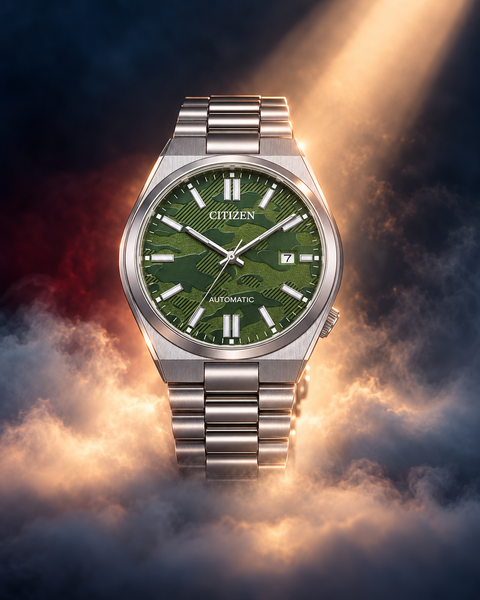 Citizen NJ0159-86X TSUYOSA Automatic 40 mm Olive Green Dial Watch