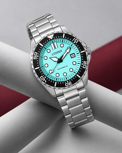 Citizen NJ0170-83X Mechanical Automatic 43 mm Aqua Blue Dial Watch