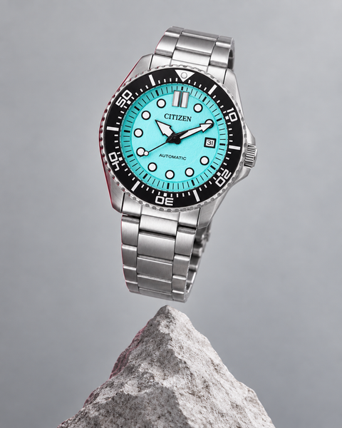 Citizen NJ0170-83X Mechanical Automatic 43 mm Aqua Blue Dial Watch