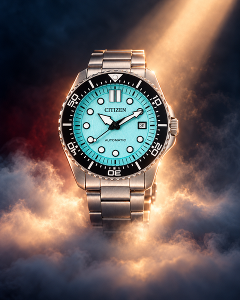 Citizen NJ0170-83X Mechanical Automatic 43 mm Aqua Blue Dial Watch