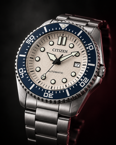 Citizen NJ0171-81A Mechanical Automatic 43 mm White Dial Watch