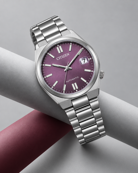 Citizen NJ0200-50W TSUYOSA 37mm Automatic 37 mm Purple Dial Watch