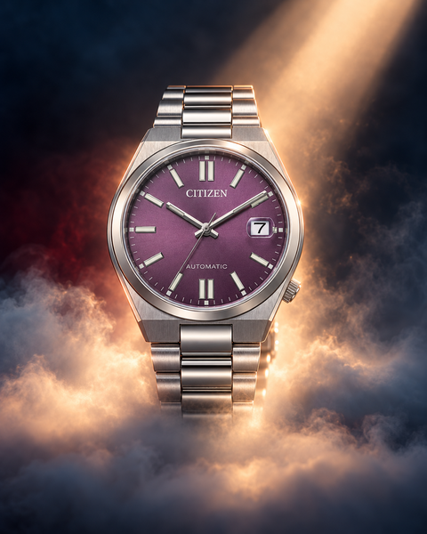 Citizen NJ0200-50W TSUYOSA 37mm Automatic 37 mm Purple Dial Watch