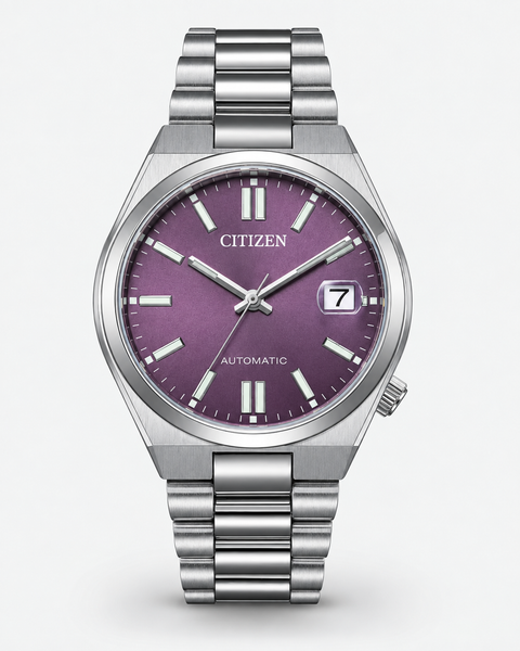 Citizen NJ0200-50W TSUYOSA 37mm Automatic 37 mm Purple Dial Watch