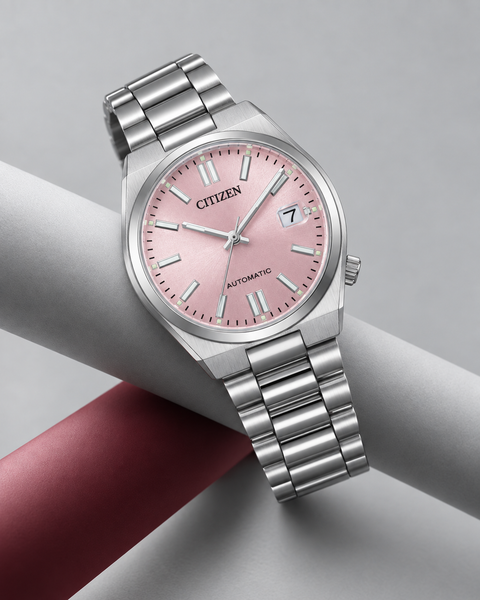 Citizen NJ0200-50Z TSUYOSA 37mm Automatic 37 mm Pastel Pink Dial Watch