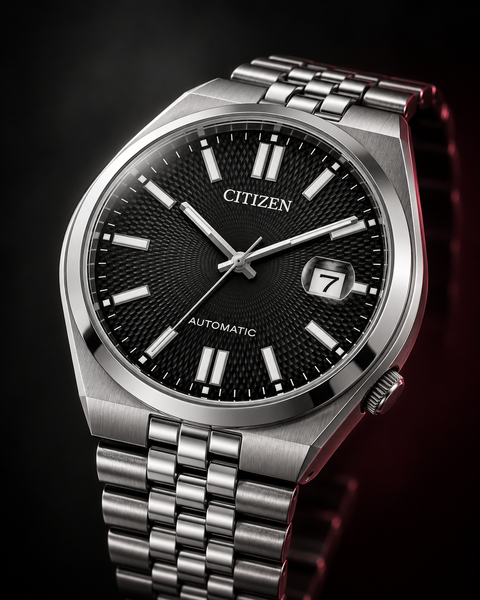 Citizen NK0020-55E TSUYOSA 60 Automatic 40 mm Black Dial Watch