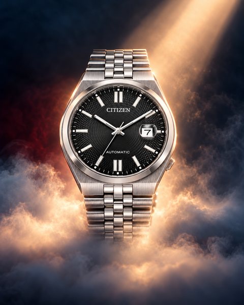 Citizen NK0020-55E TSUYOSA 60 Automatic 40 mm Black Dial Watch