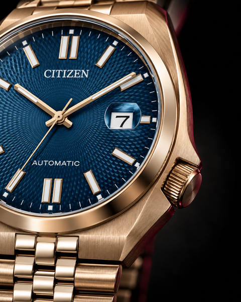 Citizen NK0023-57L TSUYOSA 60 Gold-Tone Automatic 40 mm Blue Dial Watch