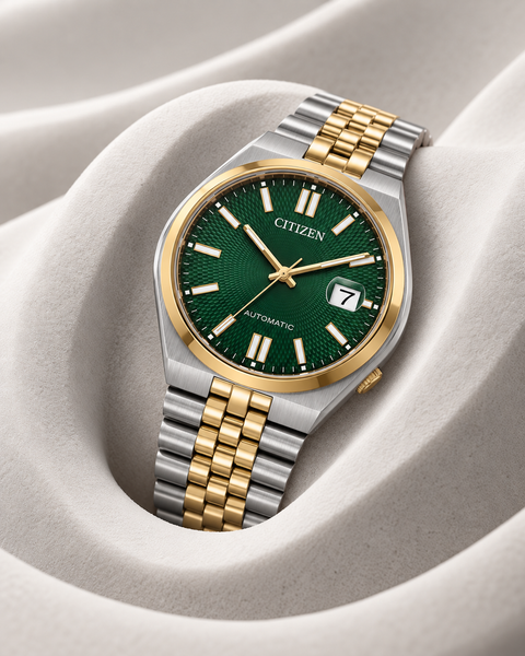 Citizen NK0024-54X TSUYOSA 60 Two-Tone Automatic 40 mm Green Dial Watch