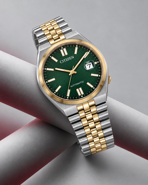 Citizen NK0024-54X TSUYOSA 60 Two-Tone Automatic 40 mm Green Dial Watch