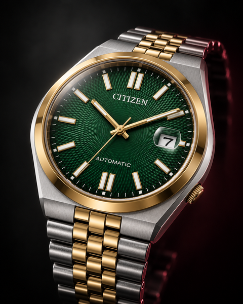 Citizen NK0024-54X TSUYOSA 60 Two-Tone Automatic 40 mm Green Dial Watch