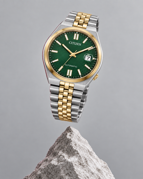 Citizen NK0024-54X TSUYOSA 60 Two-Tone Automatic 40 mm Green Dial Watch