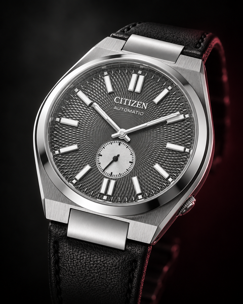 Citizen NK5010-01H TSUYOSA Small Second Automatic 40 mm Textured Gray Dial Watch