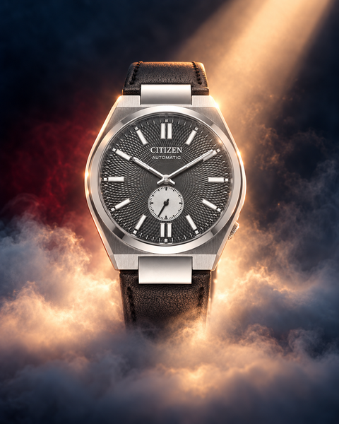 Citizen NK5010-01H TSUYOSA Small Second Automatic 40 mm Textured Gray Dial Watch