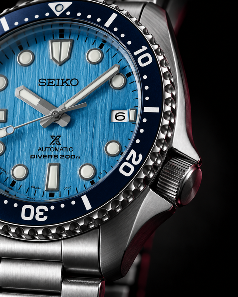Seiko SPB299J1 Prospex Automatic Diver 42.0 mm Ice blue glacier-textured Dial Watch