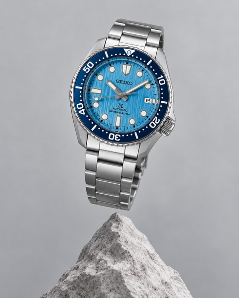 Seiko SPB299J1 Prospex Automatic Diver 42.0 mm Ice blue glacier-textured Dial Watch