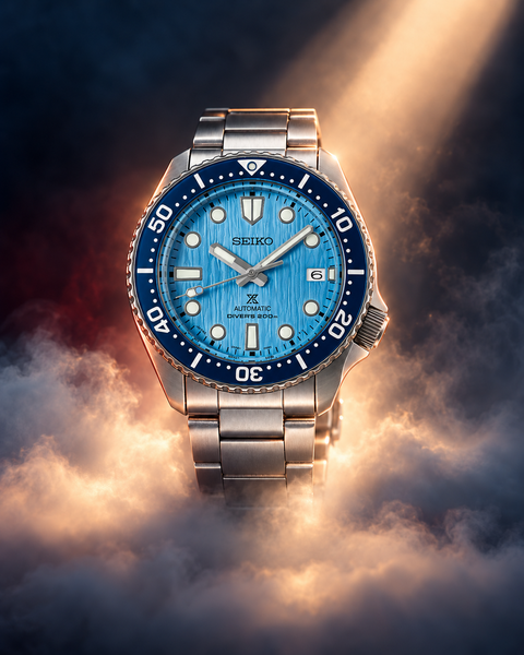 Seiko SPB299J1 Prospex Automatic Diver 42.0 mm Ice blue glacier-textured Dial Watch