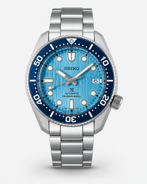 Seiko SPB299J1 Prospex Automatic Diver 42.0 mm Ice blue glacier-textured Dial Watch