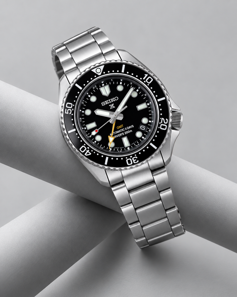 Seiko SPB383J1 Prospex Sea 1968 Heritage Automatic GMT Diver 42.0 mm Black Dial Watch