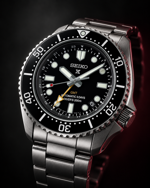 Seiko SPB383J1 Prospex Sea 1968 Heritage Automatic GMT Diver 42.0 mm Black Dial Watch