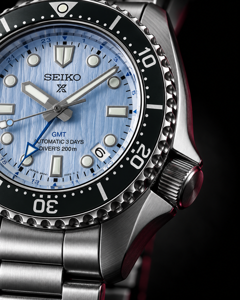Seiko SPB385J1 Prospex Sea Automatic GMT Diver 42.0 mm Ice blue Dial Watch