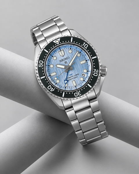 Seiko SPB385J1 Prospex Sea Automatic GMT Diver 42.0 mm Ice blue Dial Watch
