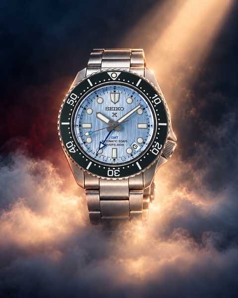 Seiko SPB385J1 Prospex Sea Automatic GMT Diver 42.0 mm Ice blue Dial Watch