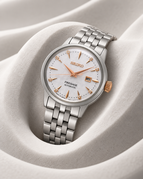 Seiko SRE009J1 Presage Cocktail Time Automatic 30.3 mm Light textured Dial Watch