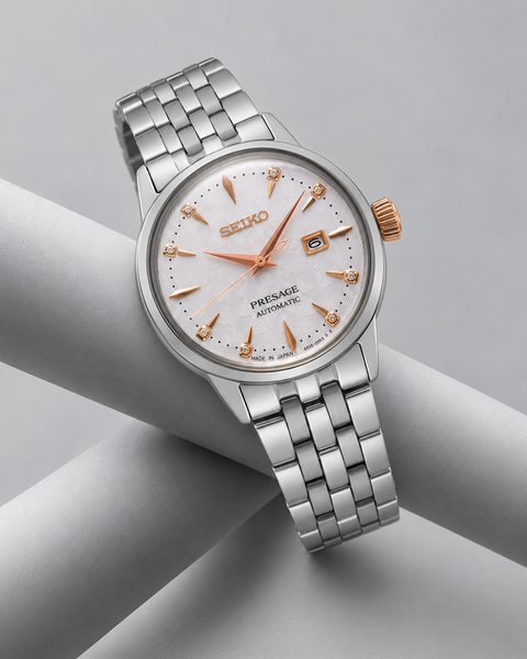 Seiko SRE009J1 Presage Cocktail Time Automatic 30.3 mm Light textured Dial Watch