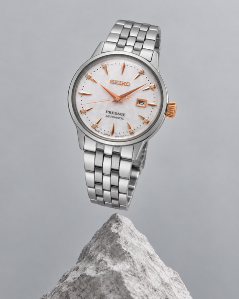 Seiko SRE009J1 Presage Cocktail Time Automatic 30.3 mm Light textured Dial Watch