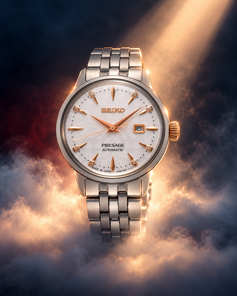 Seiko SRE009J1 Presage Cocktail Time Automatic 30.3 mm Light textured Dial Watch